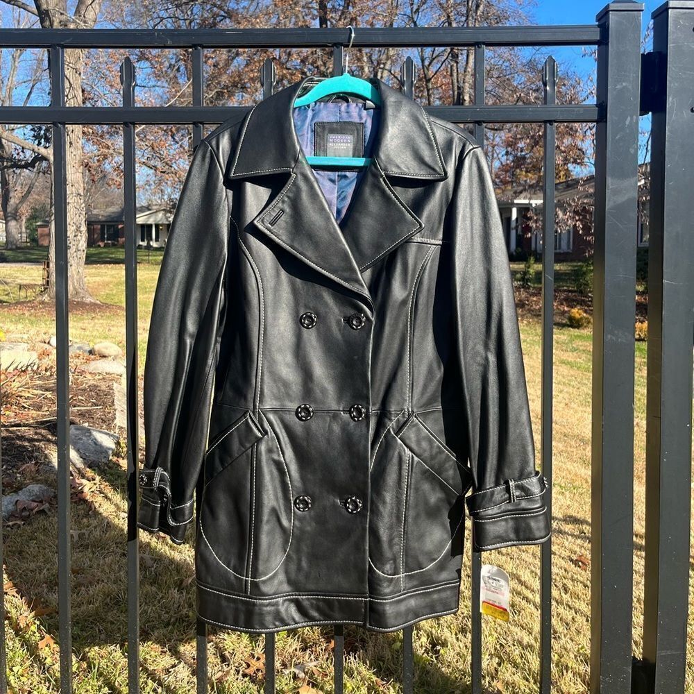 American Modern Alexander Julian Genuine Lambskin Leather Jacket